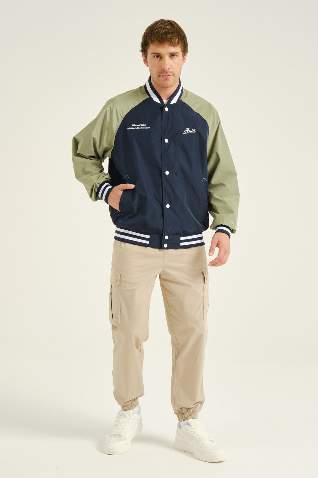 Бомбер Темно-синий - Anta фото 8