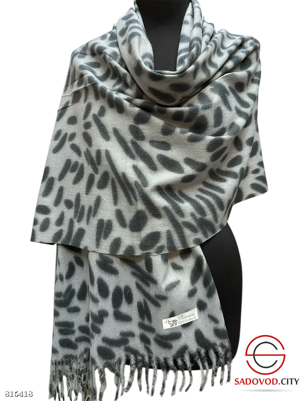 Палантин женский с принтом