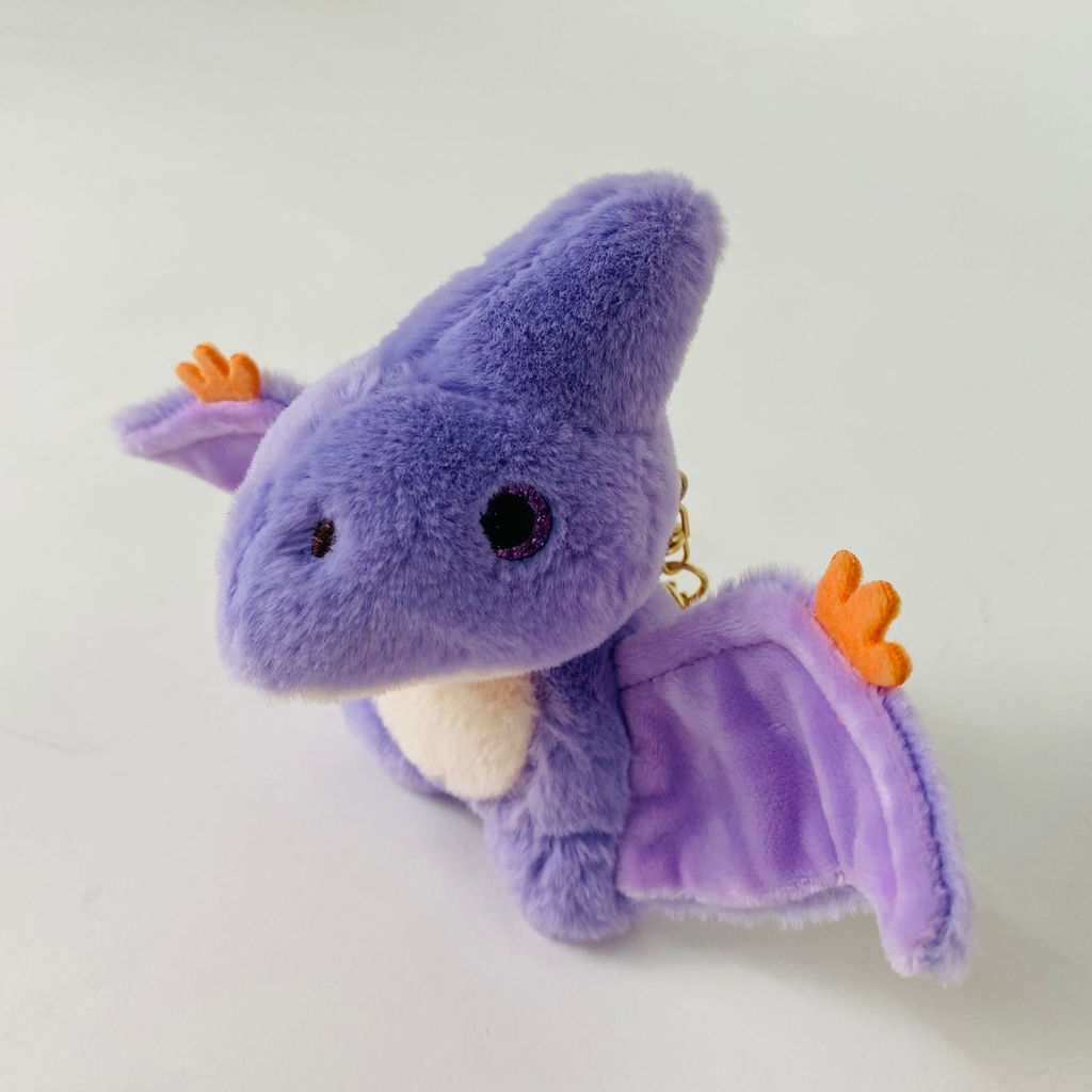 Мягкая игрушка брелок Динозаврик пушистый в ассортименте - Storyland фото 3
