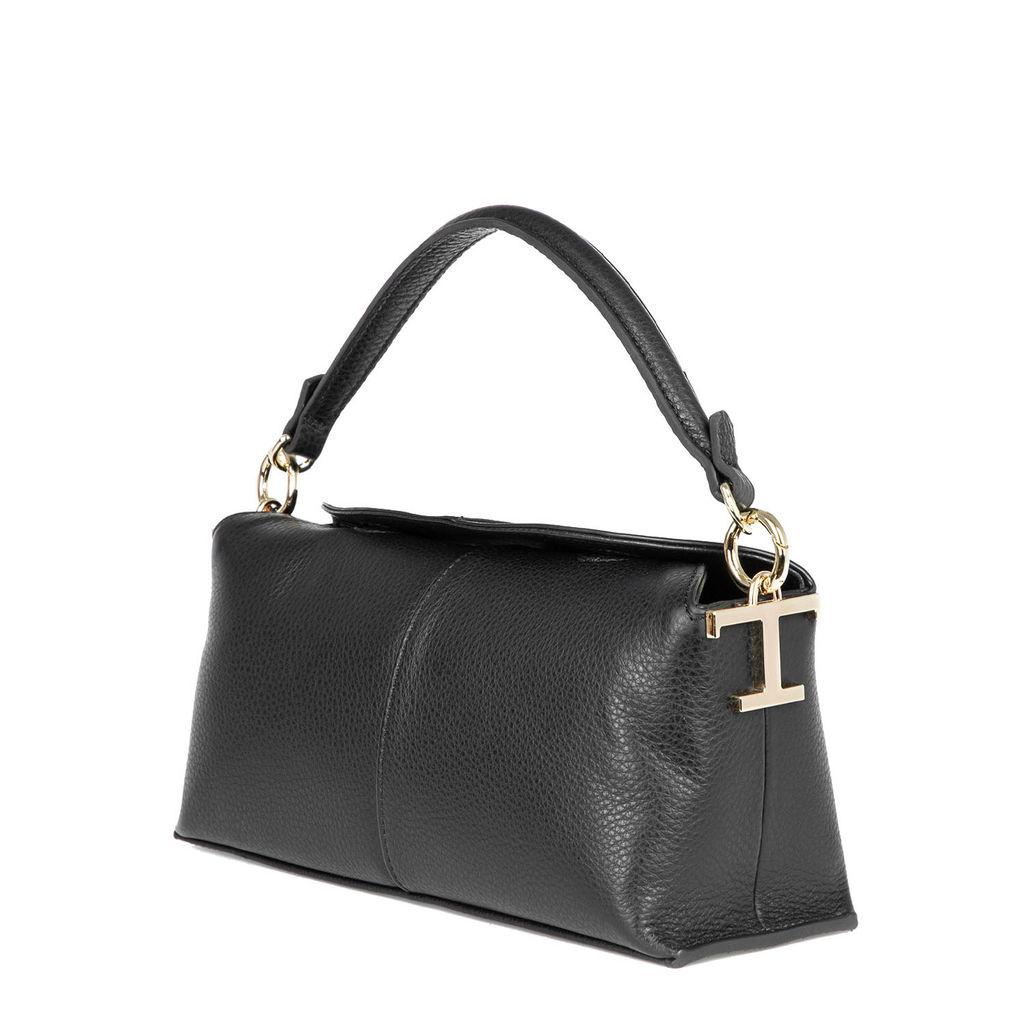 1802 черный, Женская кожаная сумка, Barcelo Biagi