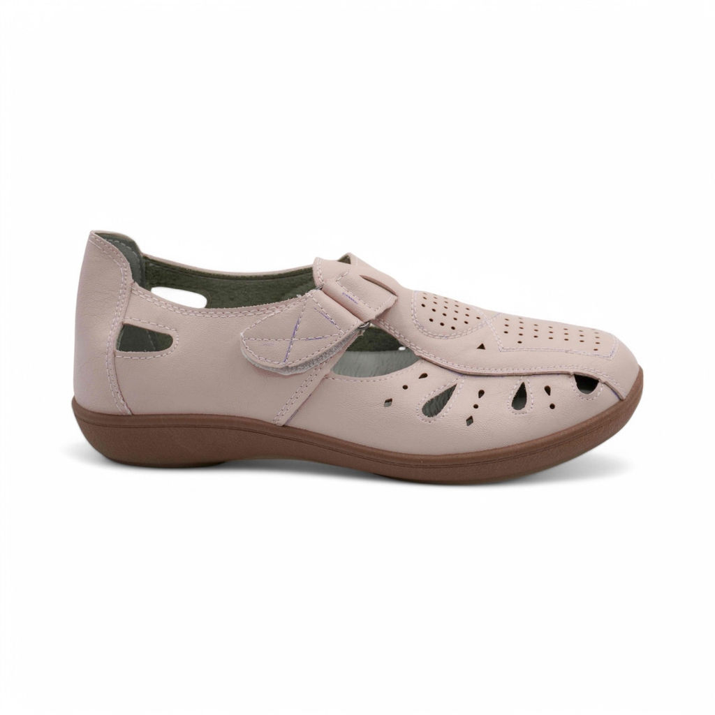 Женские летние туфли N3-9D розовые - Sport фото 2