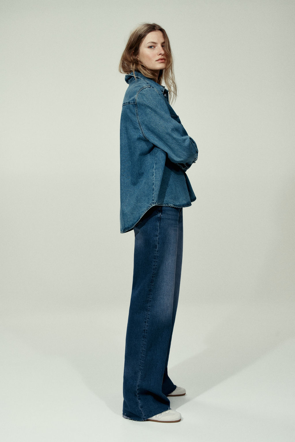 Wide High Waist Jeans - H&m фото 19