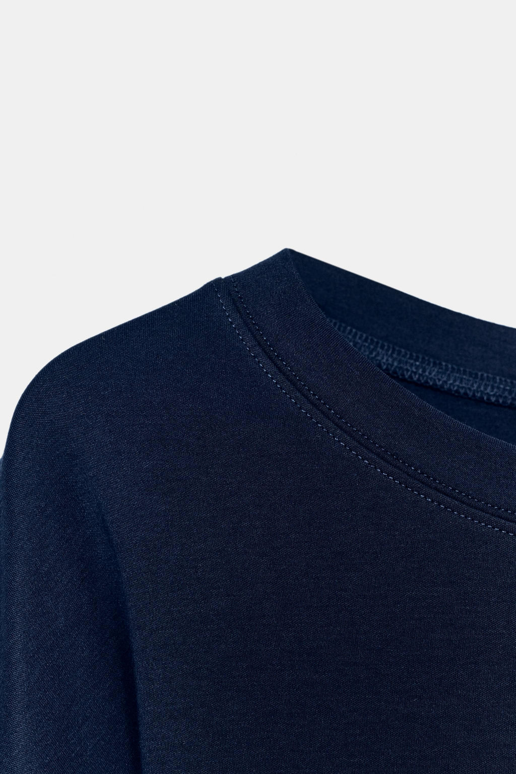 CAMISETA ENTALLADA SUPIMA® / Marino - Zara фото 6