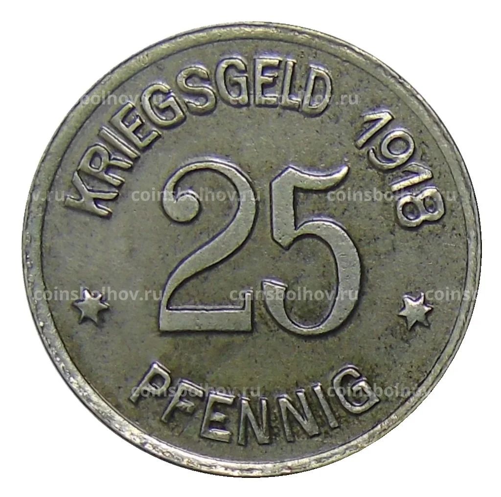 25 пфеннигов 1918 года Германия  Нотгельд Кобленц