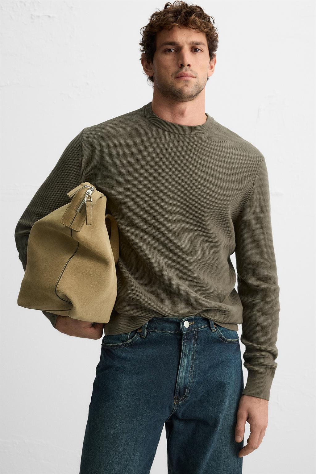 TEXTURED BASIC SWEATER - Zara фото 29