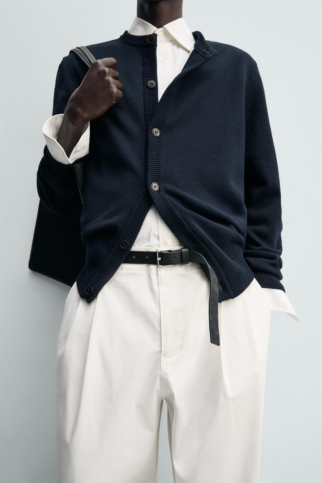 PANTAL?N WIDE FIT PLIEGUES / Crudo - Zara фото 5