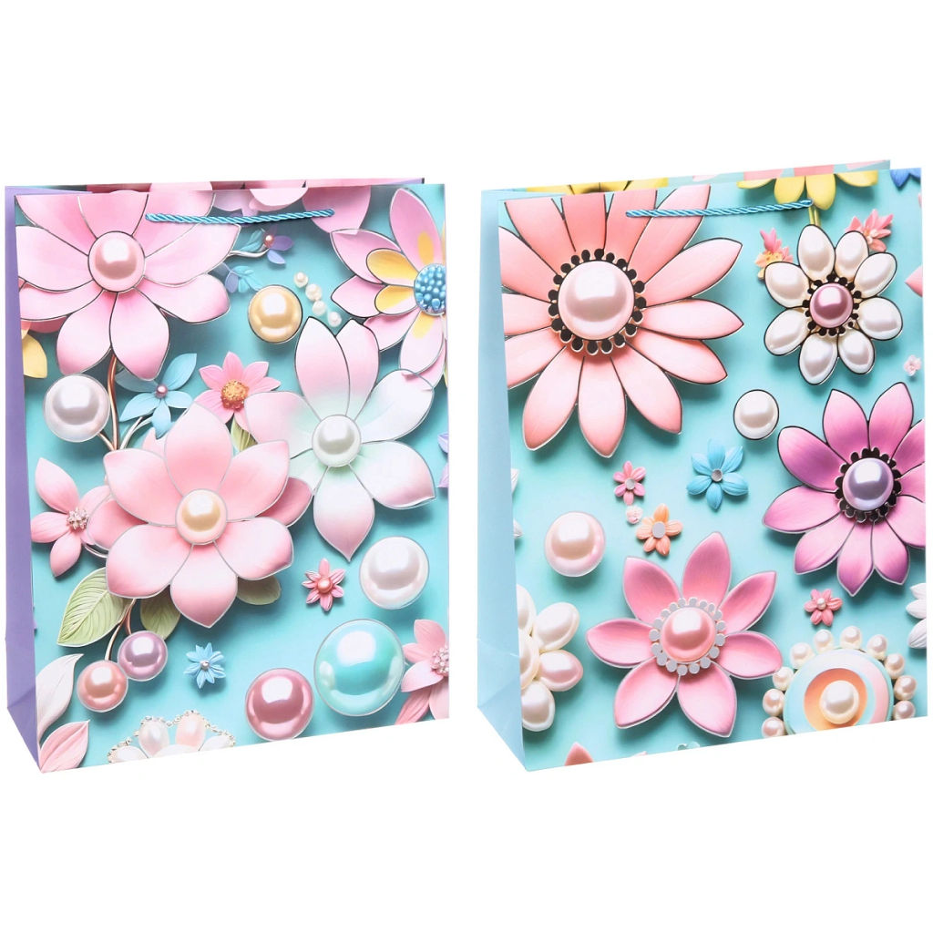 Пакет подарочный "Ромашечки милашечки" 31*40*12 см