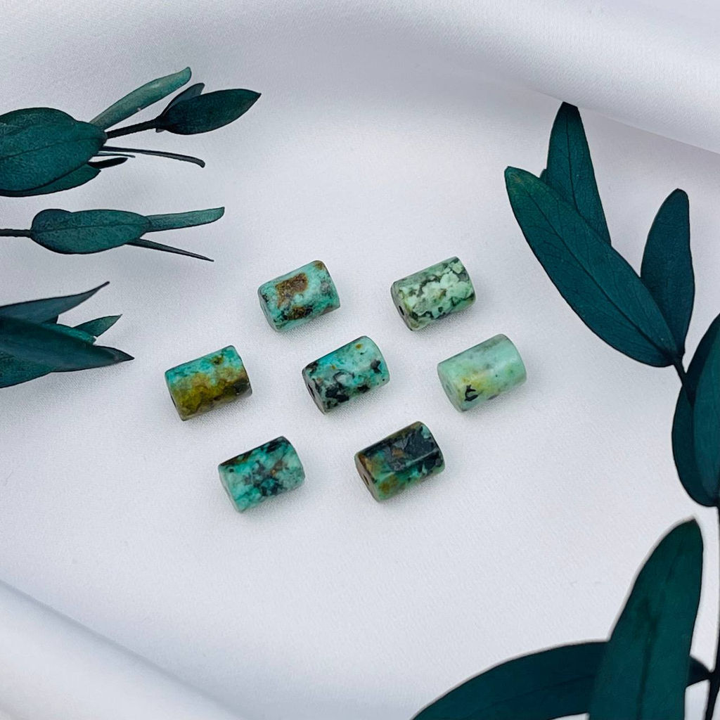 Бусины для украшений из Хризоколлы (10 шт)