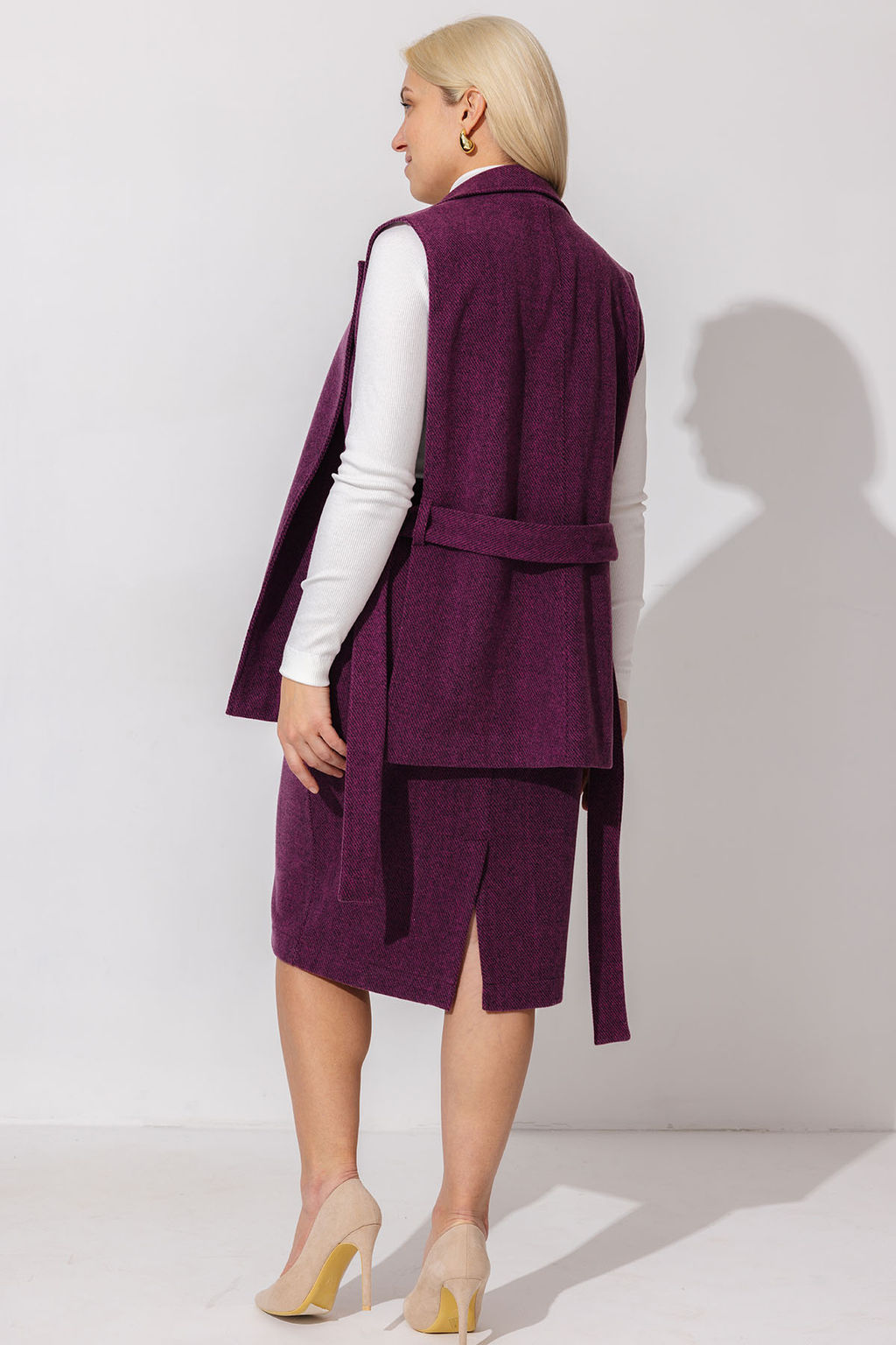 Юбка женская 163/01/Сливовый - Rise фото 2