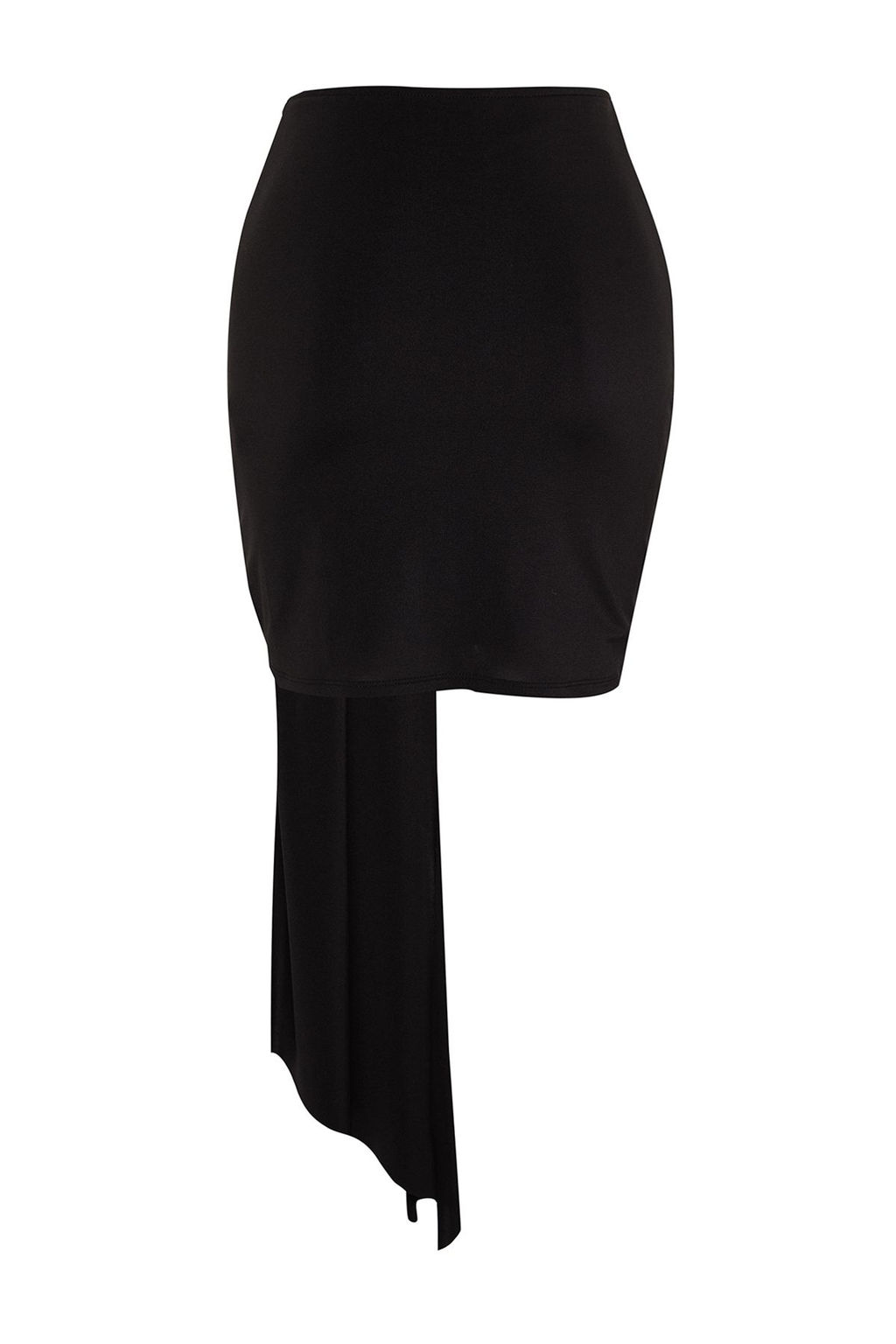 TRENDYOLMILLA X Zeynep Tosun Siyah Orme Aksesuar Detayl? Etek TCLSS24ET00000 фото 8