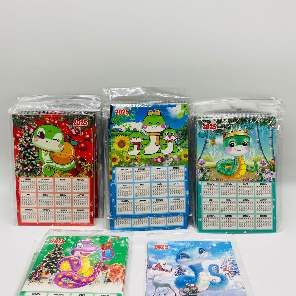 Новогодний Календарь 2025 (24 шт в уп) (арт. YY-4) - Ип лебедев о.ю фото 2