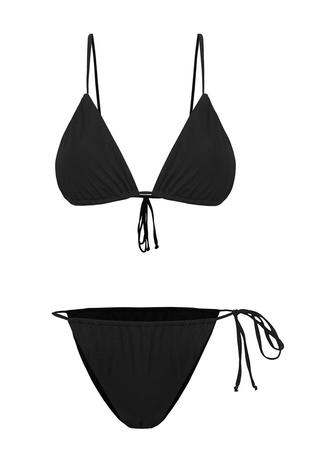 TRENDYOLMILLA Soyut Desenli Ucgen Baglamal? High Leg Brazilian Bikini Tak?m? TBESS22BT0046 фото 6