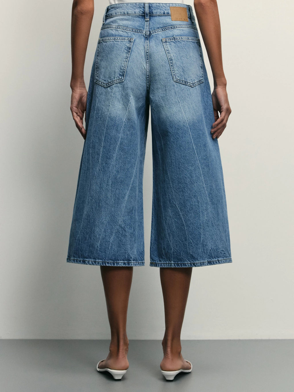 Джинсовые шорты бермуды удлиненные / Zarina  фото 5