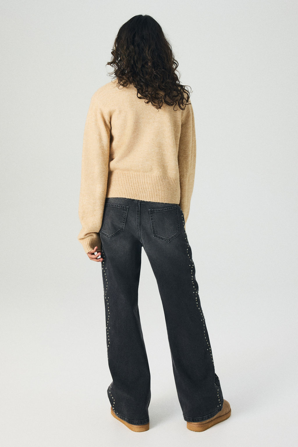 Baggy Fit Bootcut Leg Jeans - H&m фото 3