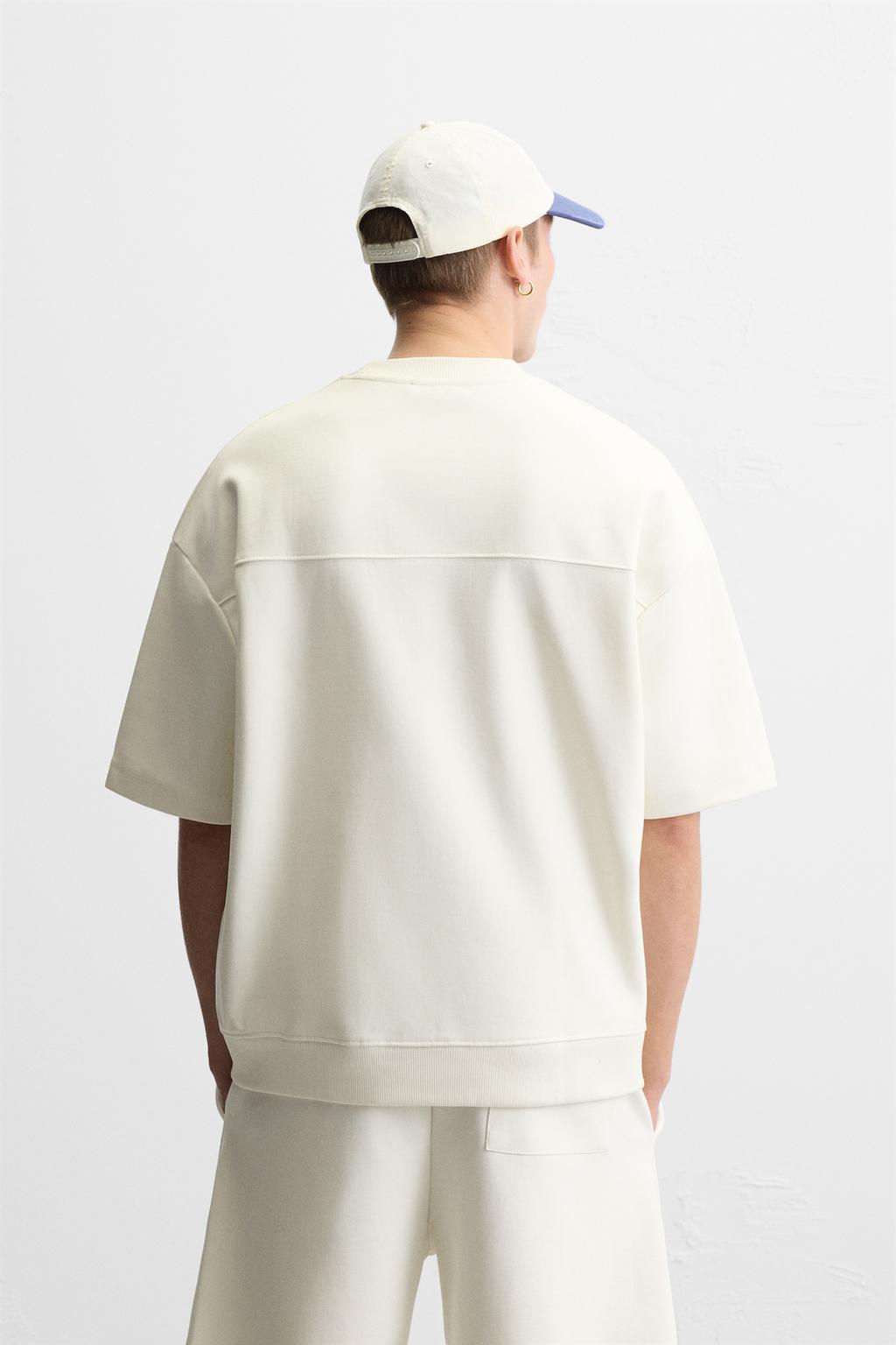 INTERLOCK TEXTURED SWEATSHIRT - Zara фото 19