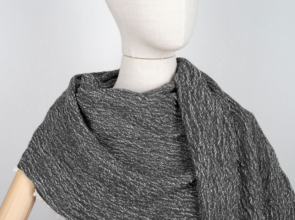 Палантин 20с160-ШР/039/у 165*50 цв. 340 рис. 1 черный