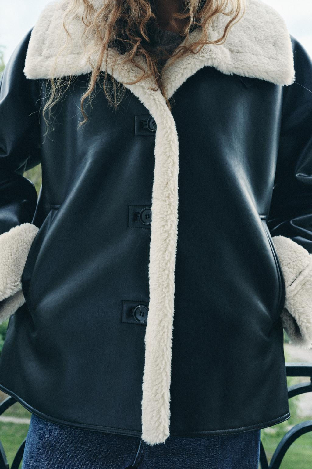 ZW COLLECTION DOUBLE-FACED JACKET - Zara фото 4