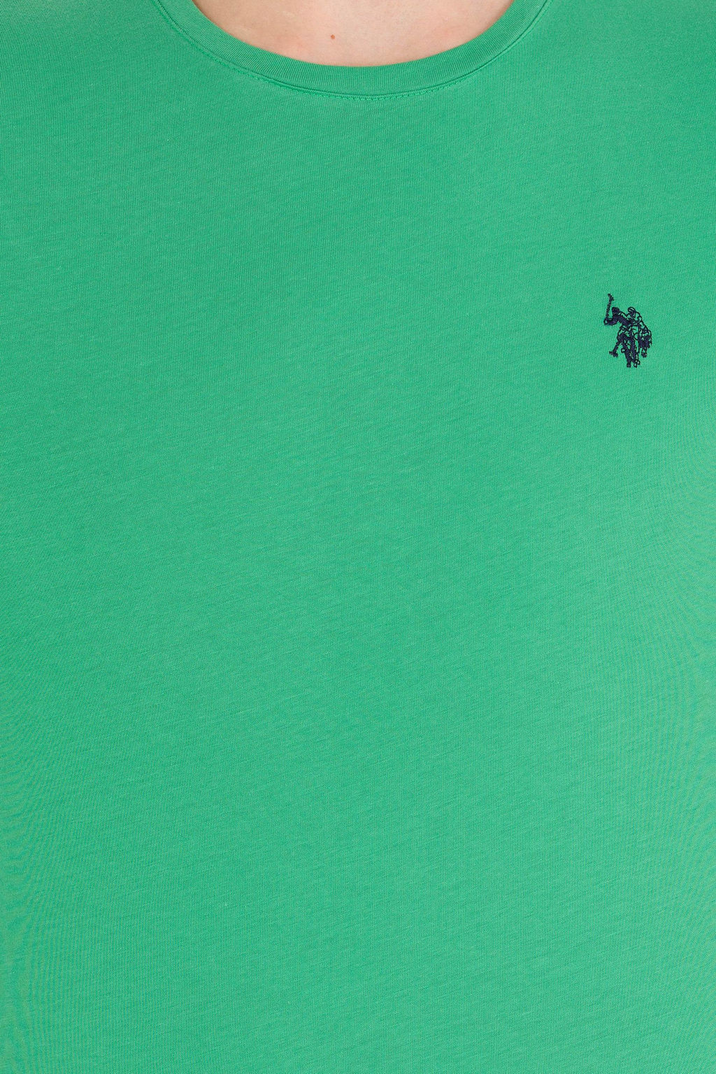 U. S. Polo Assn Мужская зеленая базовая футболка с круглым вырезом - U.s. polo assn фото 6