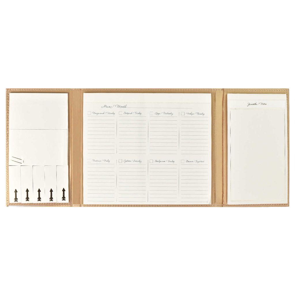 Еженедельник недатированный, 225х195 мм, арт. 52450/ 10 САРИФ ЗОЛОТОЙ - Феникс+ фото 4