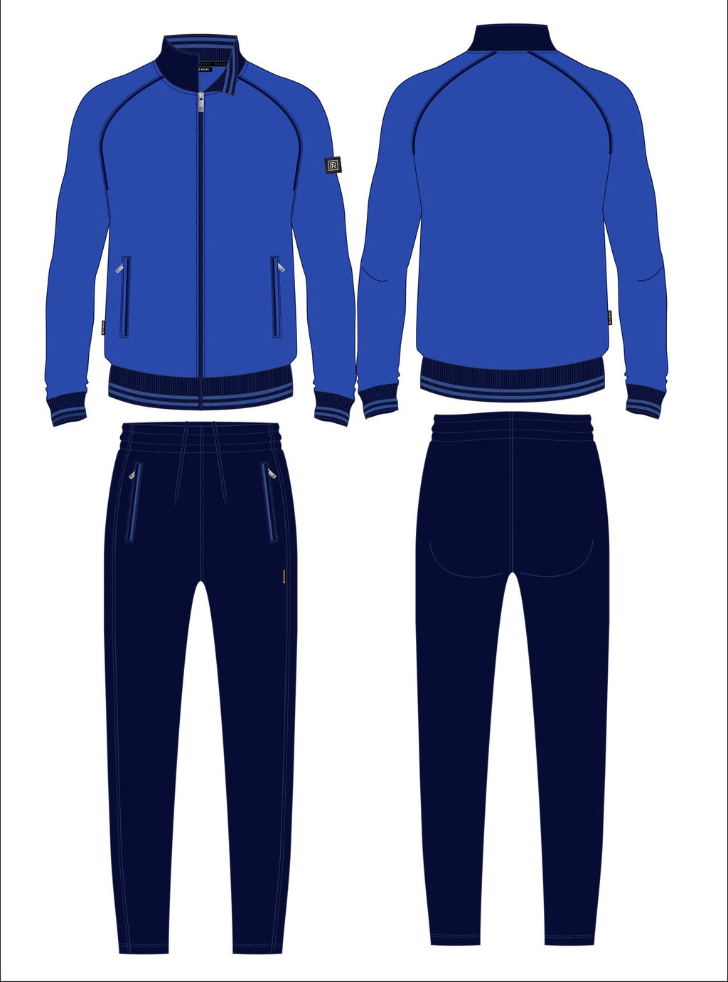 Спортивный костюм мужской 10M-RR-1844 RED-N-ROCKS