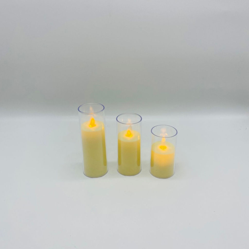 Свечка в колбе электронная 14 см 12 шт. в уп (арт. DYF) - Ип лебедев о.ю фото 3