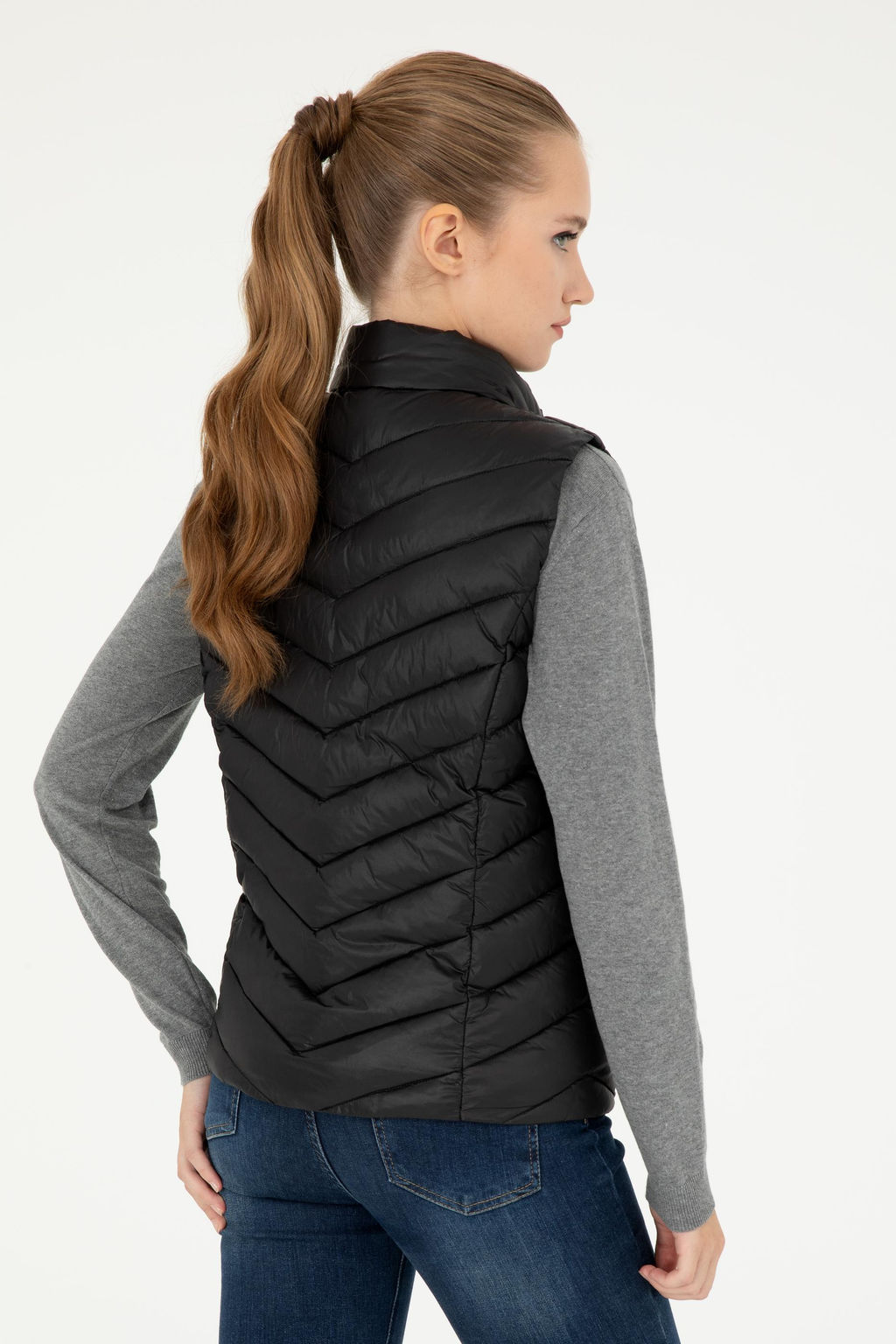 Женский черный жилет Неожиданная скидка в корзине - U.s. polo assn фото 5