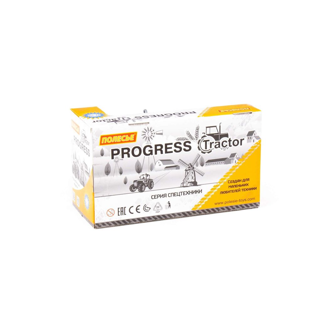 Погрузчик Прогресс инерционный (оранжевый) (в коробке) - Полесье фото 9