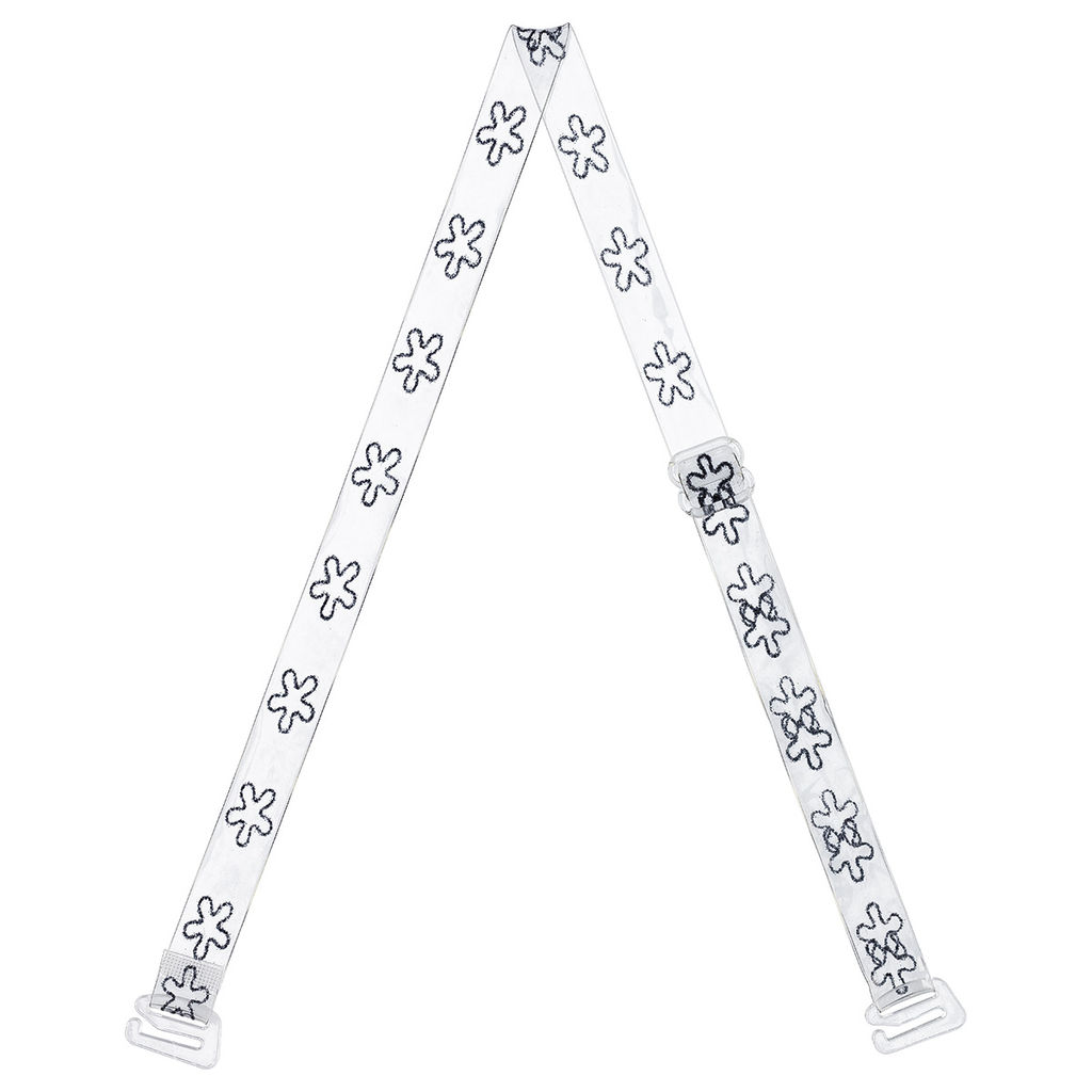 Бретели (пара) Gamma BR-1028 в пакете 10 мм 10 пар СК/Распродажа черный