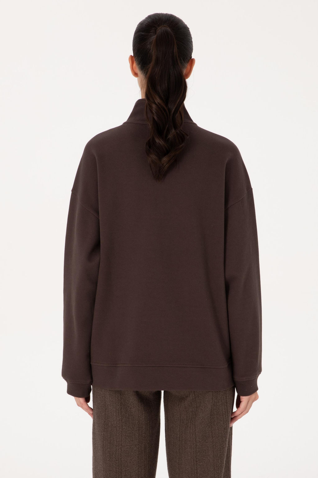 Kad_n Koyu Kahverengi Sweatshirt - U.s. polo assn фото 5