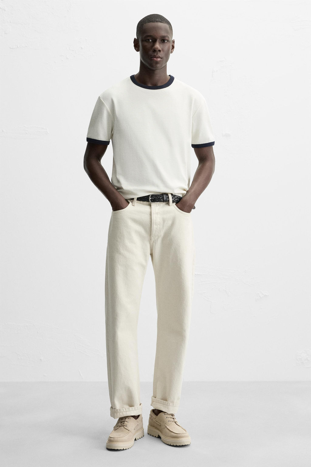 LEATHER DECK SHOES - Zara фото 7