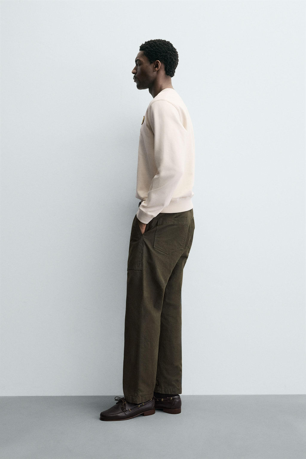 EMBROIDERED SLOGAN SWEATSHIRT - Zara фото 4