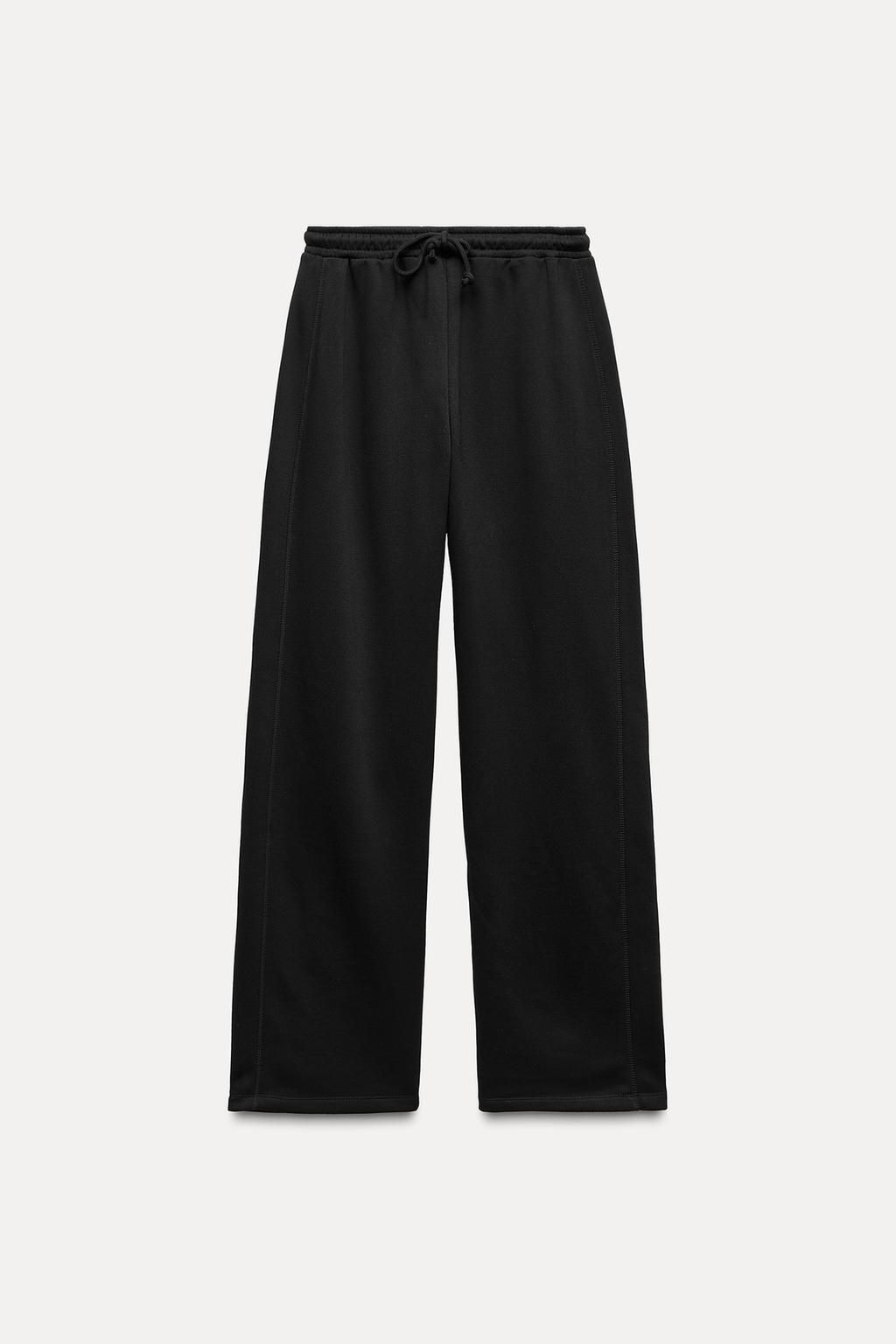 STRAIGHT PLUSH TROUSERS - Zara фото 12