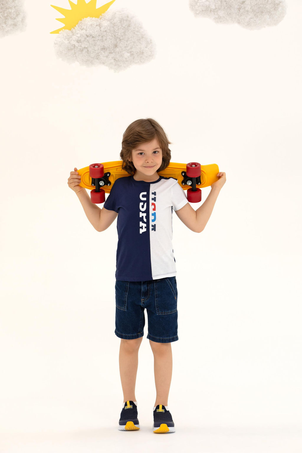 Детская темно-синяя футболка с круглым вырезом Неожиданная скидка в корзине - U.s. polo assn фото 9