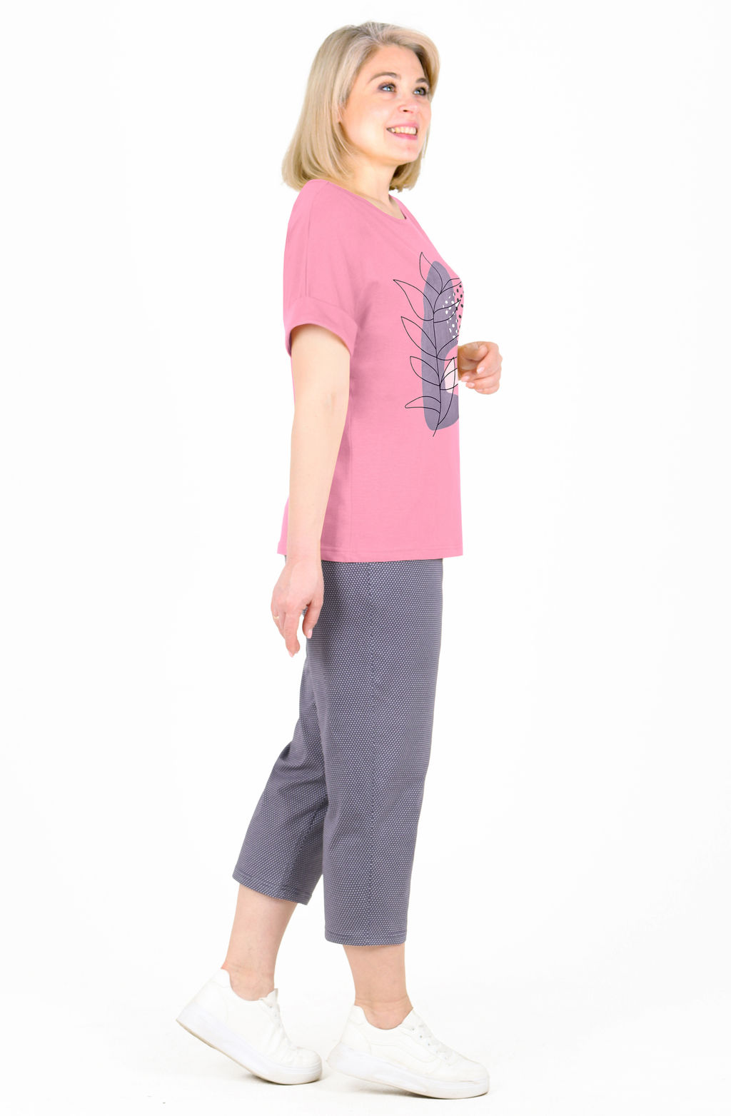 Костюм Уют К-321 (46-64) кулирка - Лотос фото 16