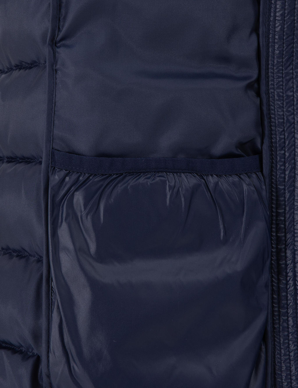 Lacivert Kap__onlu Kapitone Mont