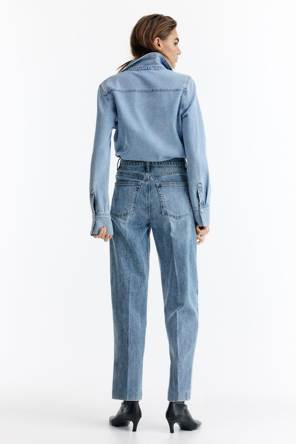 Barrel High Ankle Jeans - H&m фото 12