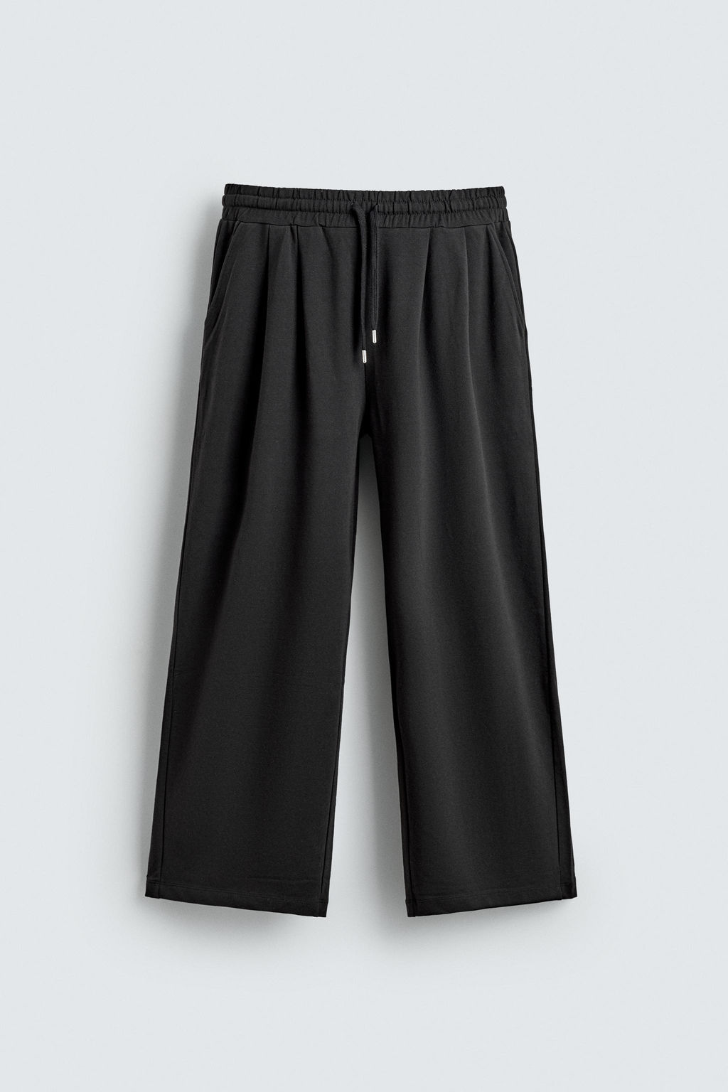 PANTAL?N JOGGER PLIEGUES SOFT / Negro
