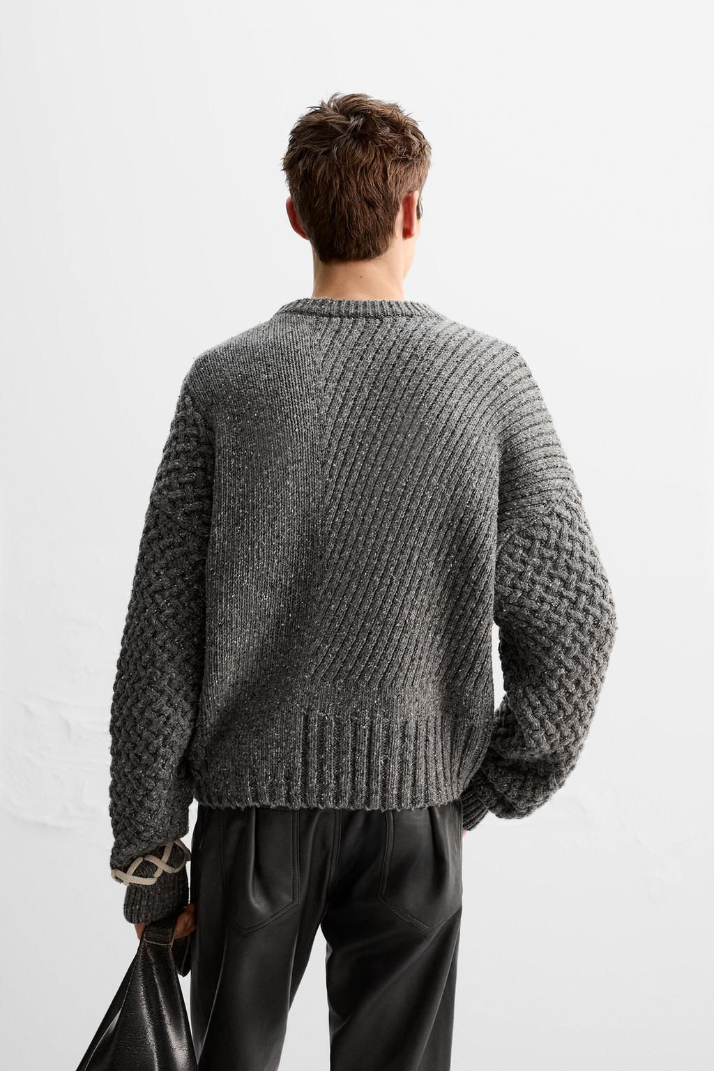 LIMITED EDITION SWEATER WITH CONTRAST TRIMS - Zara фото 3