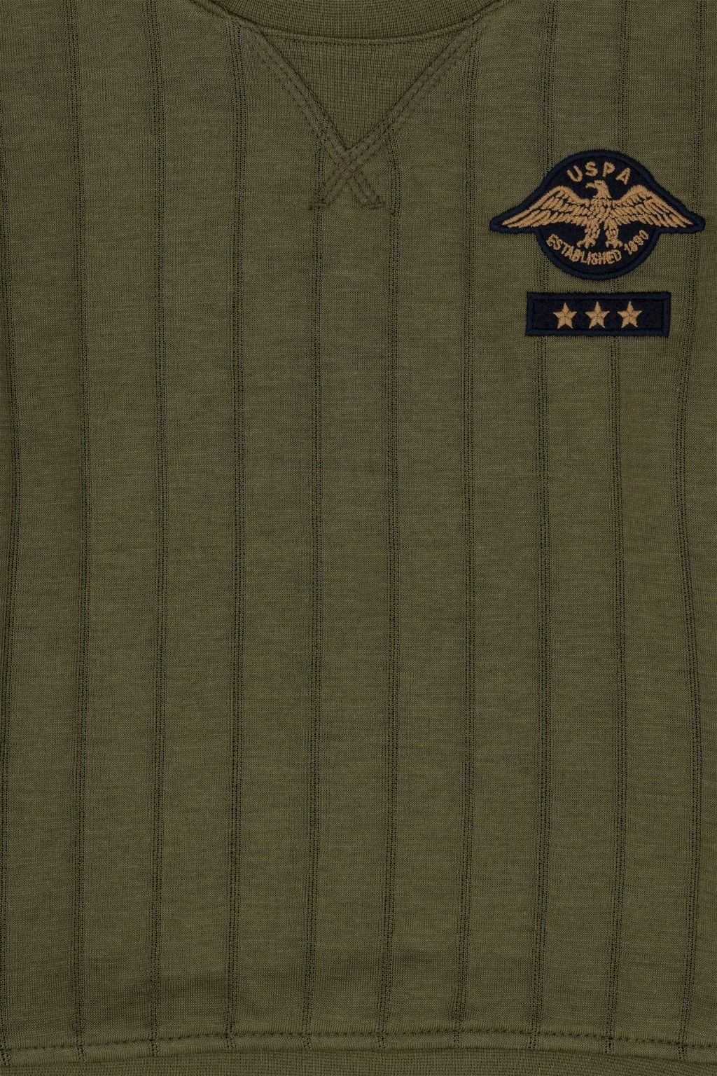 Толстовка цвета хаки для мальчика - U.s. polo assn фото 3