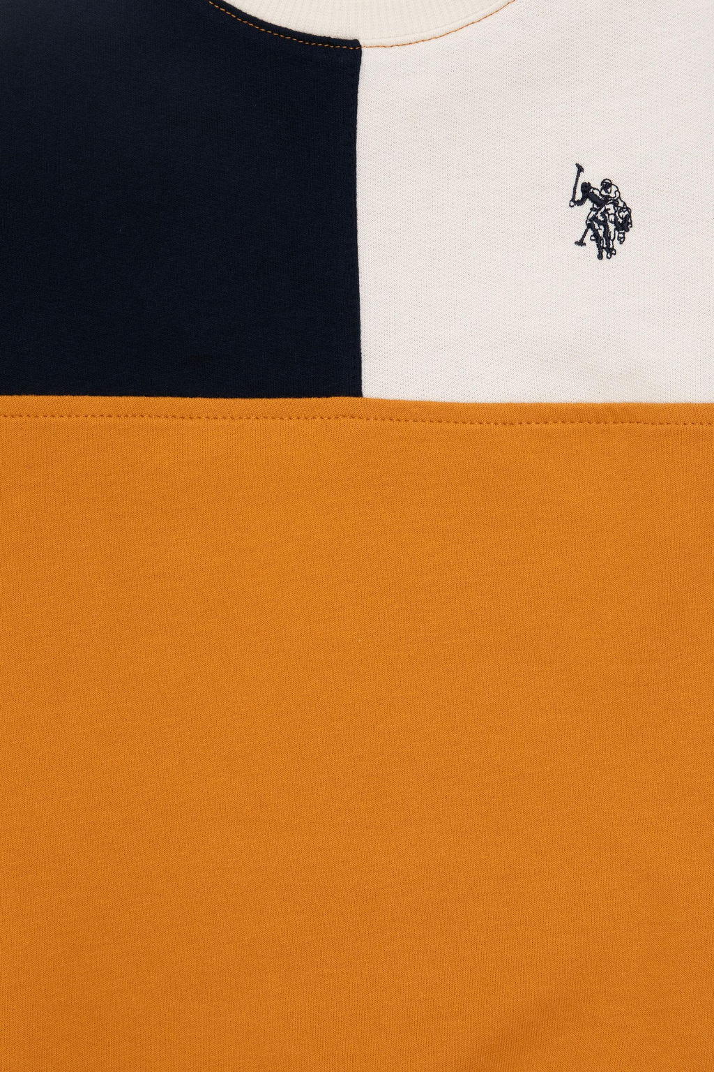 Толстовка горчичного цвета для мальчика - U.s. polo assn фото 3
