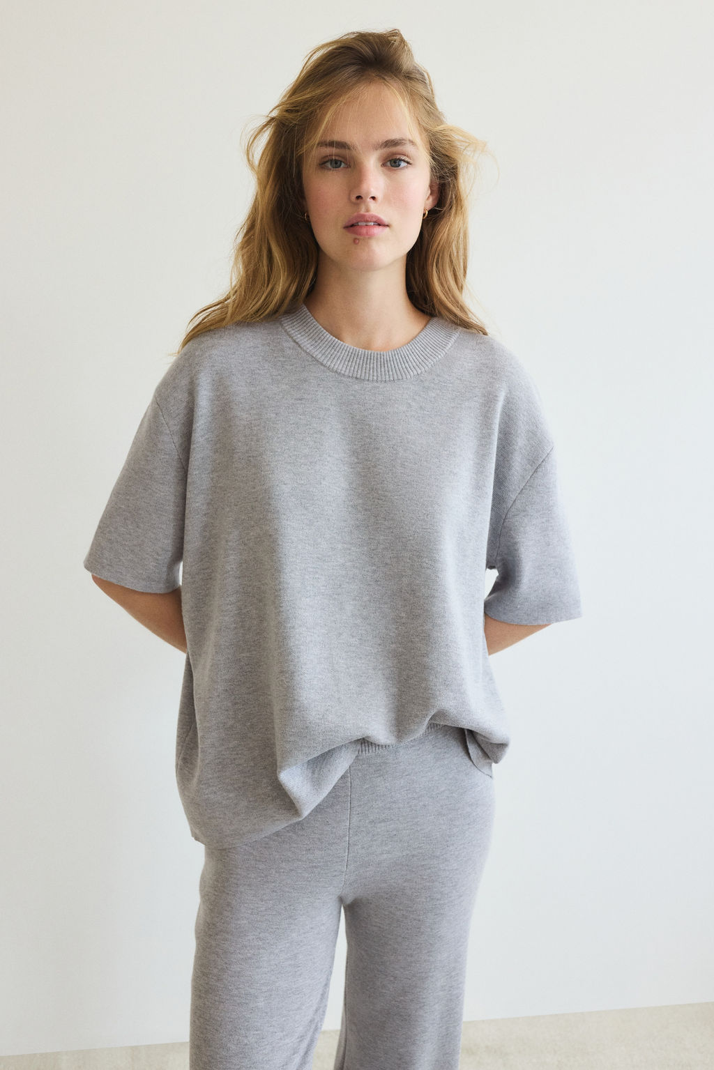 Camiseta en punto fino - H&m фото 4
