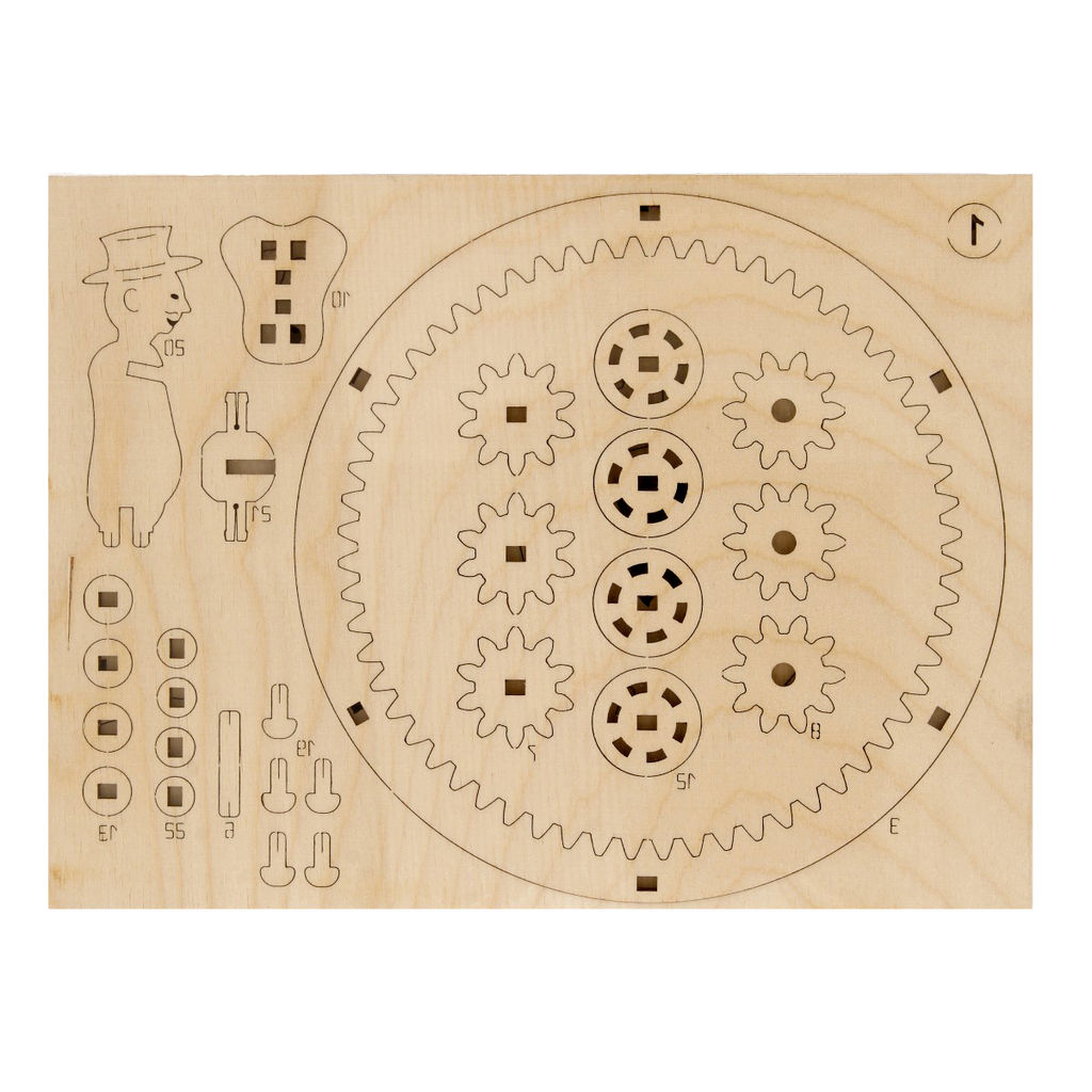 REZARK MGR-6 Серия Механика Пазл 3D 61 элемент. Интроцикл