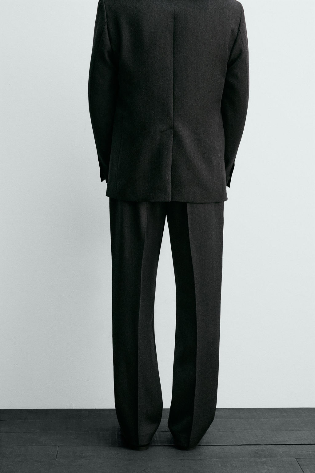 100% WOOL TWILL SUIT TROUSERS AARON LEVINE X ZARA фото 12