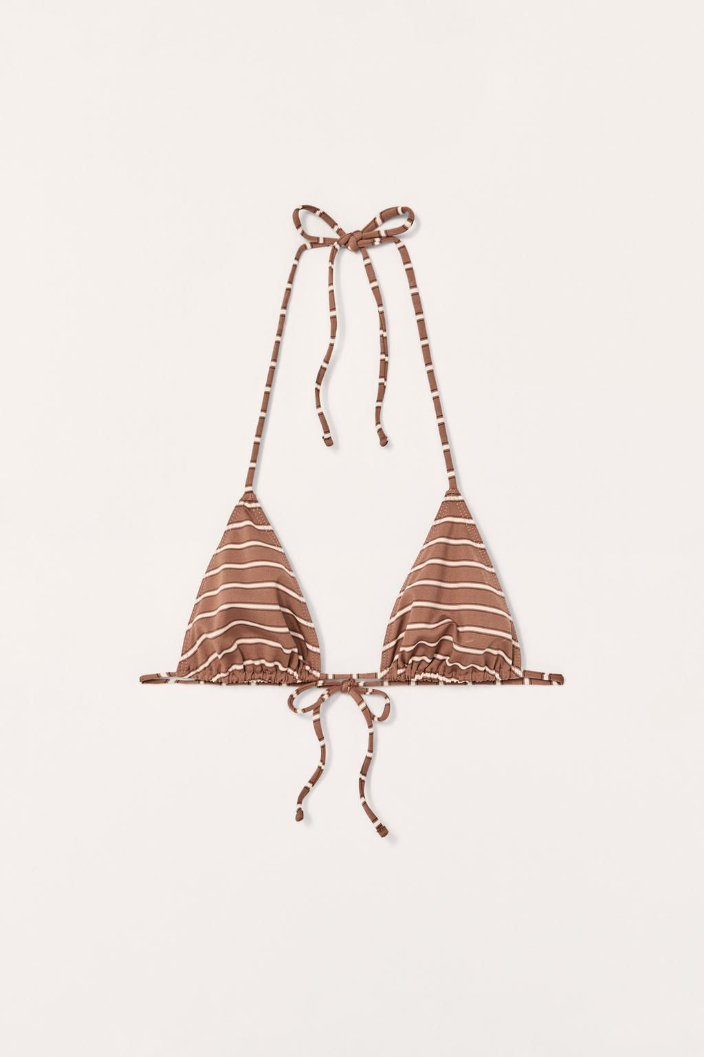 LIMITED EDITION STRIPED BIKINI TOP - Zara фото 3