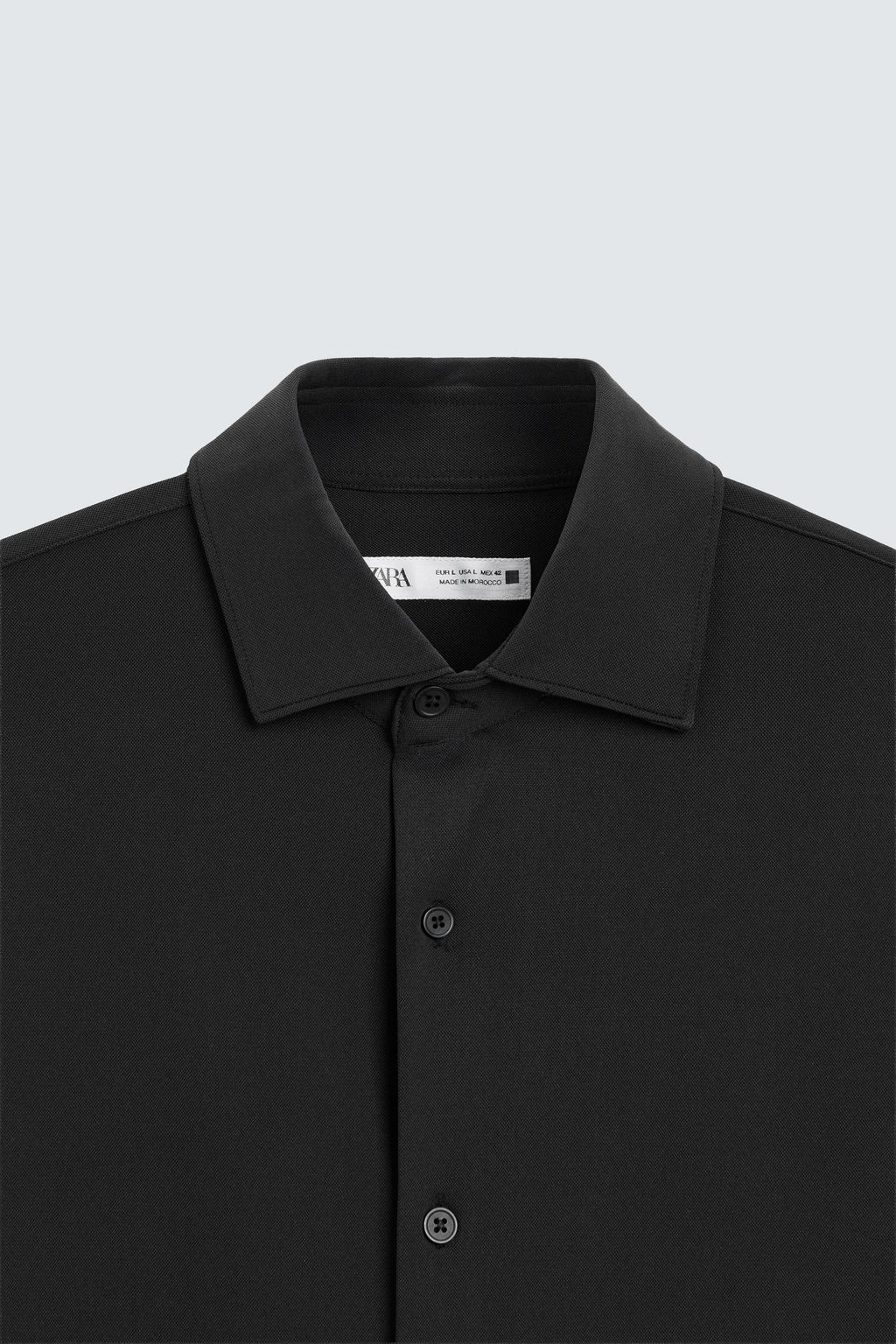 TEXTURED STRETCH SHIRT - Zara фото 18