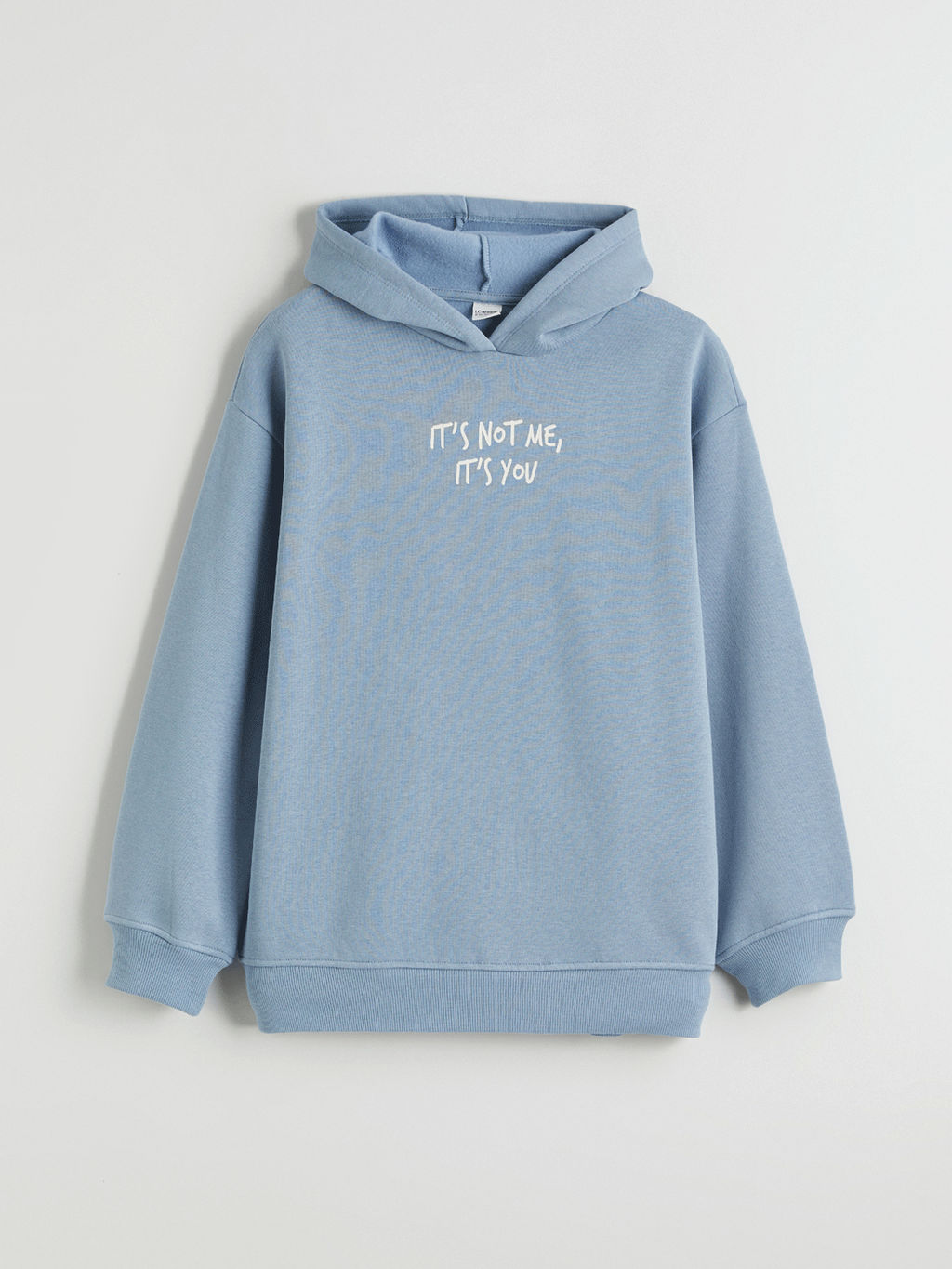 Bask?l? K?z ?ocuk Kal?n Sweatshirt