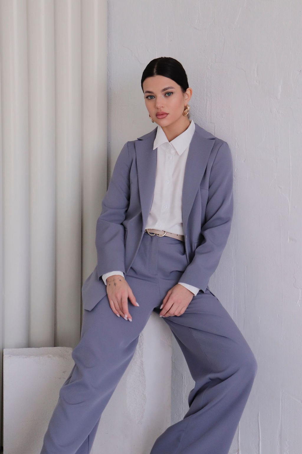 11520 Костюм брючный серый - Martichelli фото 8