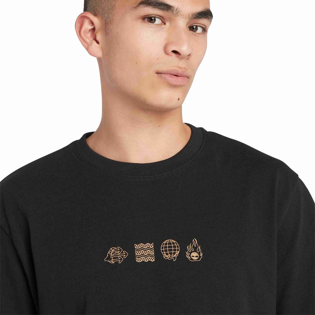 Футболка Timberland T-Shirt Lunar New Year черная  фото 4