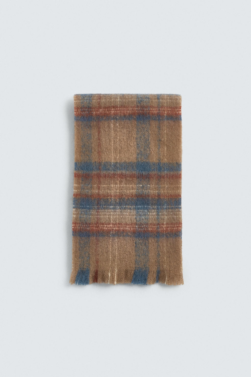 BRUSHED CHECK SCARF