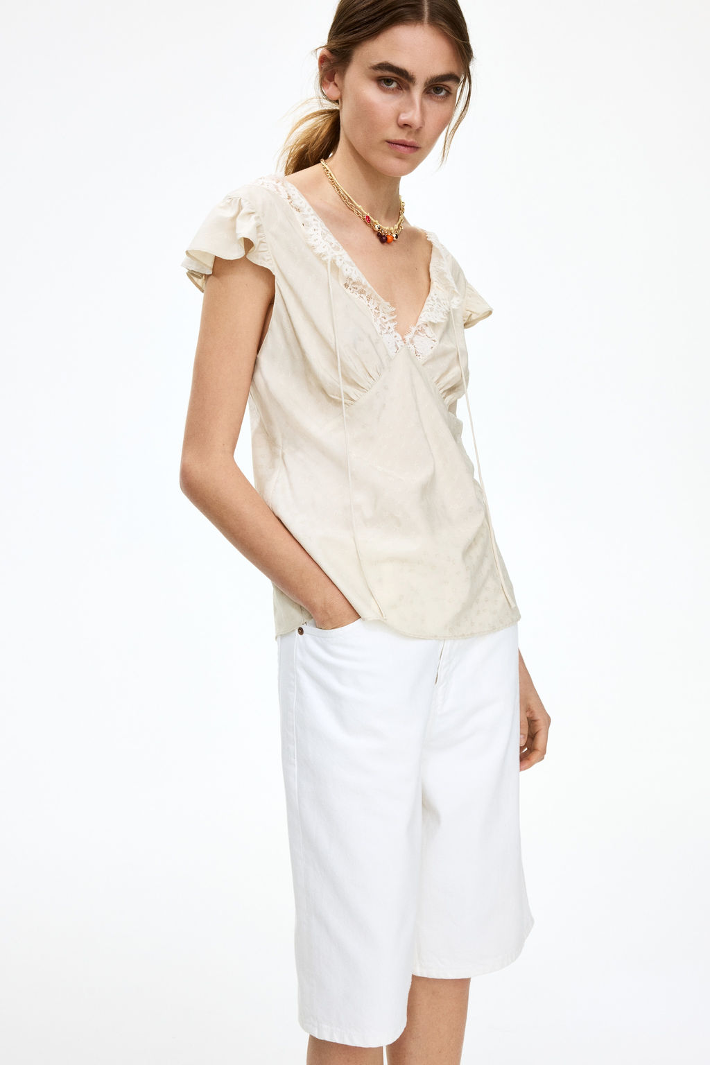 Top en tejido jacquard - H&m фото 3